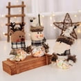 thumbnail image 3 of Injueey Tarro de dulces de Navidad para niños, Santa Claus, muñeco de nieve, alce, caja de almacenamiento, muñeco de peluche, botella de plástico de Kits de decoración para fiestas Papá Noel Injueey HA007864-01, 3 of 6
