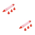 thumbnail image 1 of Matsuzay Cake Piping Pen Silicona Reutilizable Floración Escritura Pluma DIY Herramienta de decoración para hornear Rojo 2piezas, 1 of 6
