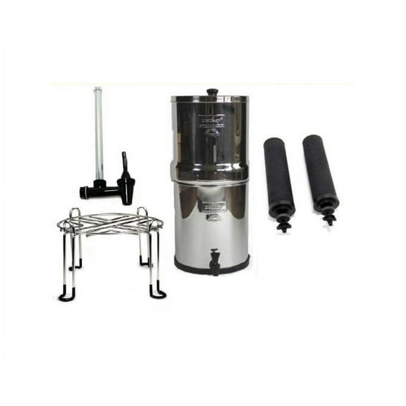 Royal Berkey Water Purifier with 2 Black,Spigot &Wirestand Accessory