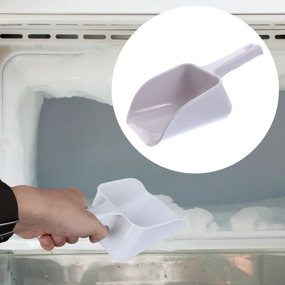 OUNONA 1 Pc Lightweight Ice Scoop Kitchen Tea Shovel Simple Ice Cube Scoop (White, )