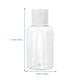 thumbnail image 5 of 12 frascos de muestra de plástico vacíos de 50 ml con tapa, perfectos para emulsión de gel de ducha y agua emoliente (tapas de colores aleatorios)., 5 of 6