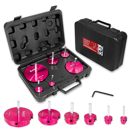 for PPRK6 Plastic Pipe Fitting Reamer 6 Piece Kit fit into standard 1/2" drills PVC pipe reamer tool Contains PPR75, PPR100, PPR150, PPR200, PPR300 and PPR400