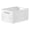 A001- A, variant on Plastic Storage Bin | Collapsible Storage Basket for Home Kitchen and Desk Organization, 11X4X3 in Cream Plastic Storage Container