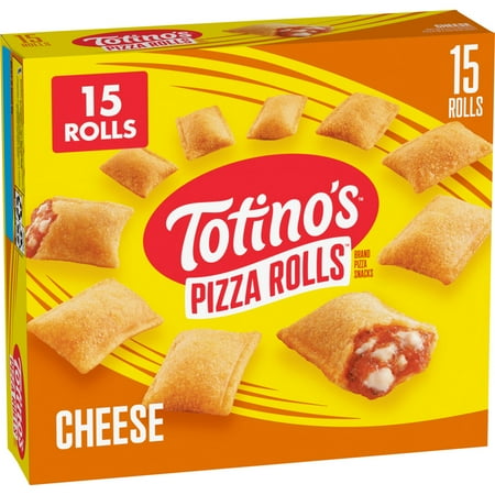 Totino's Pizza Rolls, Cheese Flavored, Frozen Snacks, 15 Rolls, 7.5 oz