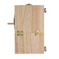 thumbnail image 3 of Outdoor Bird House, Large Bird House, 8X6X4 in, Natural Unprocessed Wood, Bird Nesting Box, Bird Perch Stand, Outdoor and Garden, Unpainted Finish, Wall Mounted, 1 Pc, 3 of 8