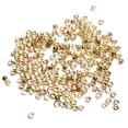 thumbnail image 2 of 1000 unidades 2x2mm tapón clip perlas encantos diy collar pulsera KC oro Sunnimix Granos del tapón, 2 of 8