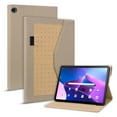 thumbnail image 1 of SaniMore Wallet Case for Lenovo Tab M10 Plus 3rd Gen 10.6" 2022 (TB-125F/TB-128F), PU Leather Magnetic Closure Cover Support Pencil Holder Card Slot & Kickstand Full Body Protective Shell, Khaki, 1 of 6