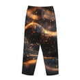 thumbnail image 7 of Fotbe Abstract Glowing Wave Pattern Women's Pajama Pants,Sleepwear Pants,Pj Bottoms Drawstring And Pockets-XX-Large, 7 of 7