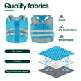 thumbnail image 5 of Kuoser Dog Cooling Vest, Breathable Mesh Cooling Jacket for Dog, Blue, XXL, 5 of 7