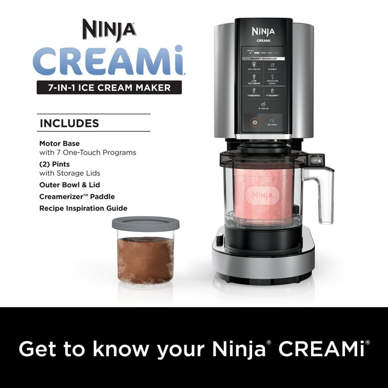Pau chan専用 ジャンクNinja Creami NC301 アイスマシン Ninja NC301 CREAMi Creamery Machine, 7 Programs, Ice Cream