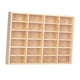 thumbnail image 3 of Vitrina de madera para coches de juguete a escala 1/64, ideal para montar en la pared, con 24 compartimentos para figuras y objetos de colección., 3 of 9