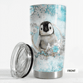 thumbnail image 5 of SANDJEST Penguin Tumbler Penguin Size 20oz Tumblers with Lid Gift for Girl Daughter Women Best Friend Sister Animal Lovers Christmas Birthday Presents, 5 of 5