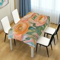 thumbnail image 4 of Yayeee Tablecloths 60" x 60" Rectangle Wrinkle Resistant Party Table Cover, Abstract Floral Art, 4 of 8