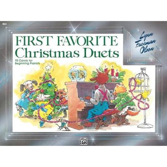 Pre-Owned First Favorite Christmas Duets: 15 Carols for Beginning Pianists (Paperback 9780739017098) by Lynn Freeman Olson