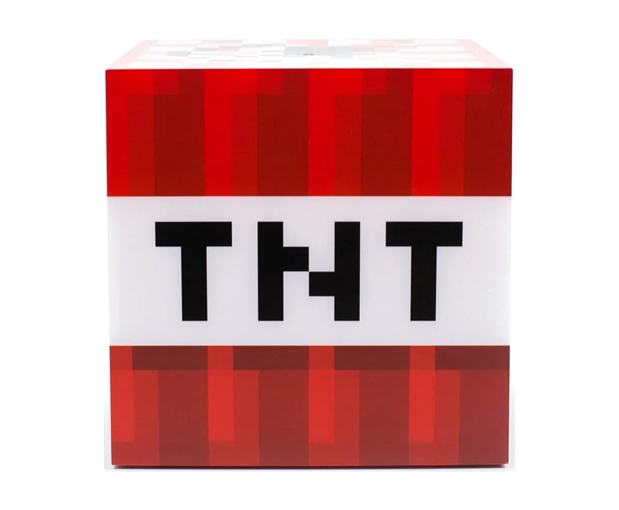 Minecraft TNT Block 6 Inch USB LED Cool Night Light Cube Toy for Kids & Gamers