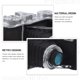 thumbnail image 3 of unbranded Camera Retro De Resina Para De Escritorio Y Bar Color Negro, 3 of 6