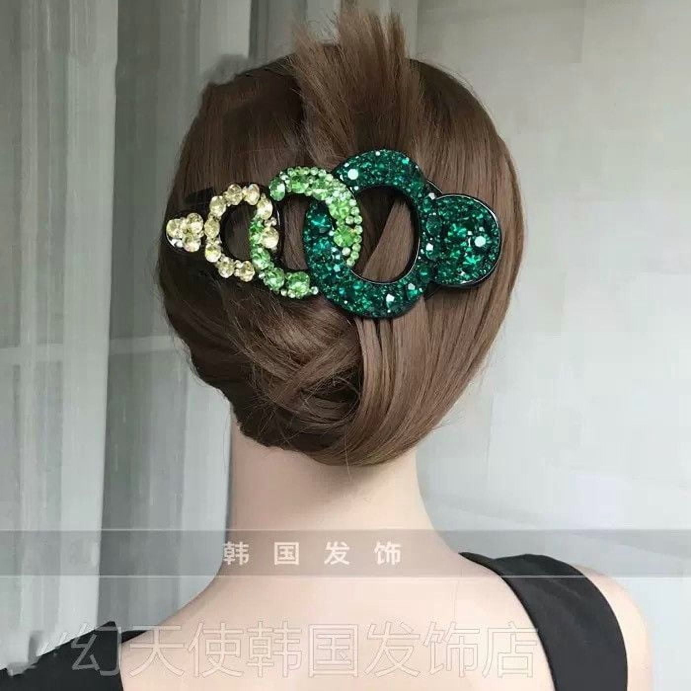EKE Women’s Hair Clip Vintage Retro Back-Wear Elegant Hair Accessory with Fashion Texture