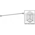 thumbnail image 6 of CRL SUP10SN Satin Nickel Frameless Shower Door Fixed Panel Wall-To-Glass Support Bar for 3/8" to 1/2" Thick Glass, 6 of 7