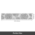 thumbnail image 3 of MeyJey 2'x10' Boho Vintage Runner Rug for Hallways, Non-Slip Machine Washable Area Rug Indoor Carpet Distressed Oriental Floor Rug for Bedroom/Dining/Living/Laundry Room, Light Gray, 3 of 12