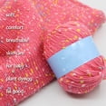 thumbnail image 6 of Farfi 50g Dots Knitting Sewing Thread Scarf Sweater Hat Crochet Craft DIY Woolen Yarn (Purple), 6 of 13