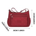 thumbnail image 3 of DGMIOCS Crossbody Bag for Women, Shoulder Purse Handbag Messenger Bag, Trendy Pocketbooks, Waterproof and Multi-Pockets Red, 3 of 5