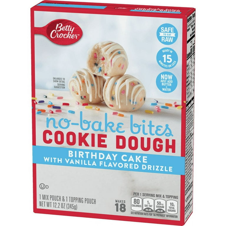 Cookie Dough Bites - Birthday Cake - Stand-Up Bag of Chocolate-Covered  Edible Cookie Dough Bites - Egg-Free Edible Cookie Dough Candy - 8 Count  (10.5 oz each bag) Birthday Cake 10.5 Ounce (Pack of 8)