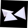 thumbnail image 4 of HAMPPLIES Jewelry Tray Dish 24Pcs White Plastic Triangular Plates for Rhinestone and Bead Sorting, 4 of 8