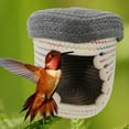 thumbnail image 1 of Invierno cálido de pájaro casa cobertizo choza hamaca colgante jaula de pinzón mullida de pájaros escondite para hámster Yinane Jaula para loros de aves, 1 of 8