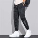 thumbnail image 1 of Pantalones Cargo negros para hombre, ropa de calle japonesa Vintage, Hip Hop, con bolsillos, informal, estilo Safari, holgado, 2023, 1 of 4