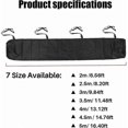 thumbnail image 5 of Sac de Protection pour Auvent, 5m Housse Anti-Poussière pour Auvent de Patio Gris Housse de Rangement pour Auvent de Patio, Protection Imperméable en Hiver Noir, 5 of 5