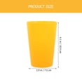thumbnail image 2 of SHISUYAN 12pcs Teeth Wash Cup Without Cover Plastic Solid Color Cup (Assorted Color), 2 of 5