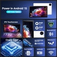 thumbnail image 4 of AEEZO 10 Inch Tablet, 16GB RAM 32GB ROM 1TB Expand, 5G WiFi Octa-Core HD IPS Display, White, 4 of 10