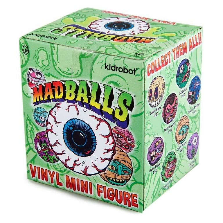 One Blind Box: Mad Balls Vinyl Mini Figure Series By Kidrobot