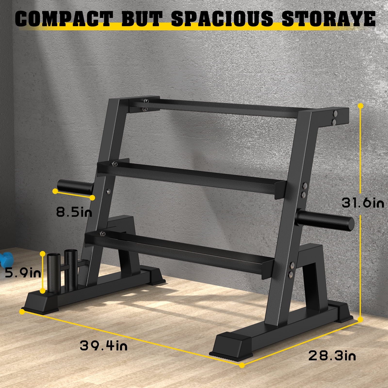 Lmdex Dumbbell Rack Dumbbell Weight Rack Heavy Duty, Home Gym Dumbbell Storage Stand Holder