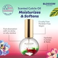 thumbnail image 3 of Blossom Watermelon Scented Cuticle Oil, Hydrating, Moisturizing, Strengthening, Infused with Real Flowers, 0.5 fl. oz., 3 of 7