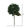 thumbnail image 2 of Vickerman 29" Lime Velvet Hydrangea Artificial Christmas Pick, 2 of 2