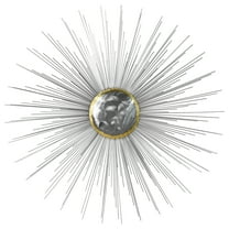 Empire Art Direct Starburst Hand Painted Etched Metal Wall Sculpture, 39.0" x 39.0" x 2.4", Ready to Hang