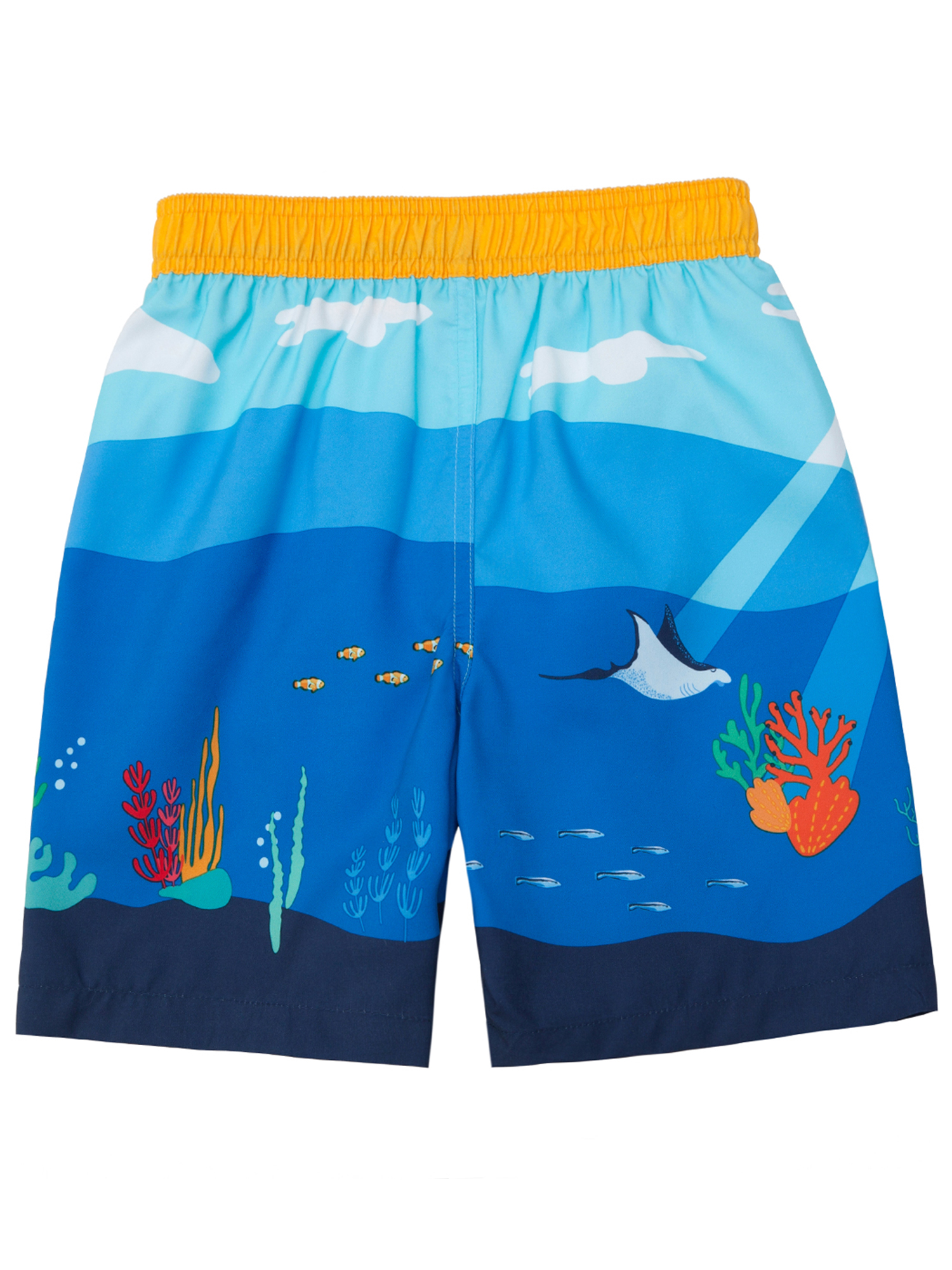 Rokka&Rolla Toddler Boys' Swim Trunks with Mesh Liner Baby Swimwear, UPF 50+ Sizes 2T-5T - image 3 of 6
