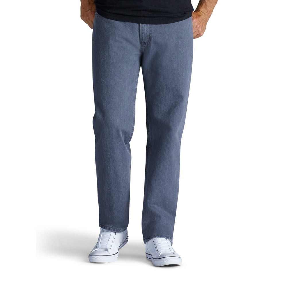 Lee - Lee Men's Relaxed Fit Straight Leg Jeans - Walmart.com - Walmart.com