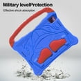 thumbnail image 4 of Kids Case for iPad Air 11" 2024/Pro 11" 2024 2022 2021 2020 2018, for iPad 10th Gen/Air 4/Air 5 Silicone Protective Rugged Case with Shoulder Strap & Handle Grip & Kickstand, Blue, 4 of 8