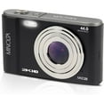 thumbnail image 3 of Minolta MND20 44 MP / 2.7K Ultra HD Digital Camera (Black) + 32GB Memory Card + 12" Tripod + Memory Card Wallet + More Bundle, 3 of 6