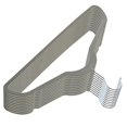 thumbnail image 2 of Slim Velvet, Non-Slip Clothes Coat Hanger, Gray Silver Hook, 2 of 4