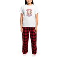 thumbnail image 4 of CafePress - Halloween Spooky Grandma Pajamas - Women's Short Sleeve Print T-Shirt and Pants Light Cotton Pajama Set, 4 of 7