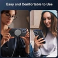 thumbnail image 3 of for iPhone 15 Pro Max Case, iPhone 15 Pro Max Case with Mag-Safe, Military Grade Drop Protection, Slim Fit Translucent Matte Case, Blue, 3 of 4