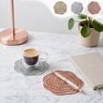 thumbnail image 7 of Mecorevxz 4.33in Rose Hollow Out Non Slip Ster Drink Coaste for Table Top Decorative Bar Coffee Mug Cup Mats for Restaurant Hotel Home Kitchen(Silver), 7 of 7