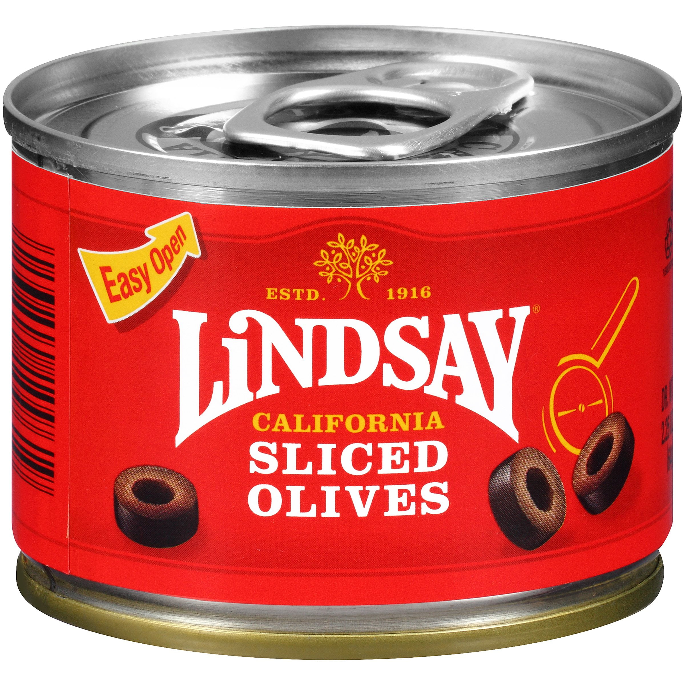 Lindsay California Sliced Olives 2.25 Oz Can