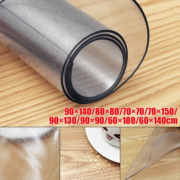 1,5 Mm Transparent Transparent PVC Nappe Plastique Imperméable en Vinyle Matériau