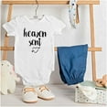 thumbnail image 3 of Heaven Sent Christian Religious Romper Boys or Girls Infant Baby Brisco Brands NB, 3 of 6