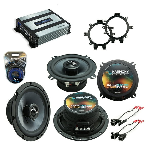 Harmony Chevy Avalanche 02-06 HA-65 6.5 300W, HA-R5 5.25 225W Speaker & 800W Amp
