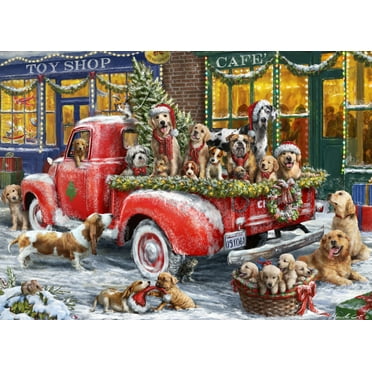 Vermont Christmas Company Puzzle 1000 Pezzi Giardino Degli Gnomi – 76x61 Cm, Arte Di Randy Wollenmann, Materiali Riciclati
